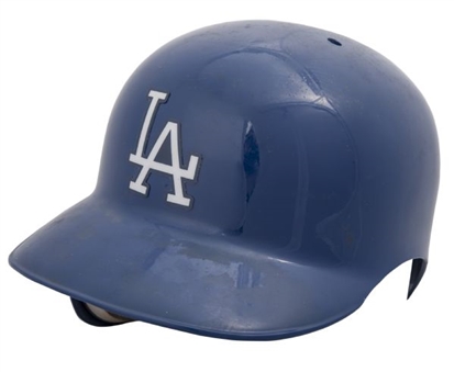 2009 Clayton Kershaw Game Worn Dodgers Batting Helmet (Taube LOA)